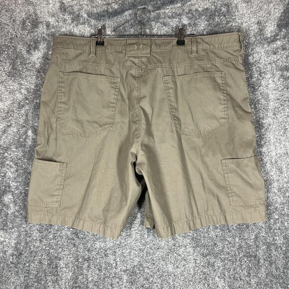 Noble Outfitters Shorts Womens 22 Khaki Utility Workwear Stretch Cargo Pockets - Picture 6 of 9